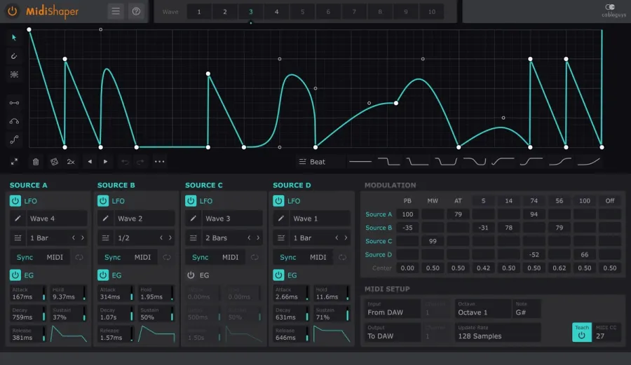 MidiShaper by Cableguys