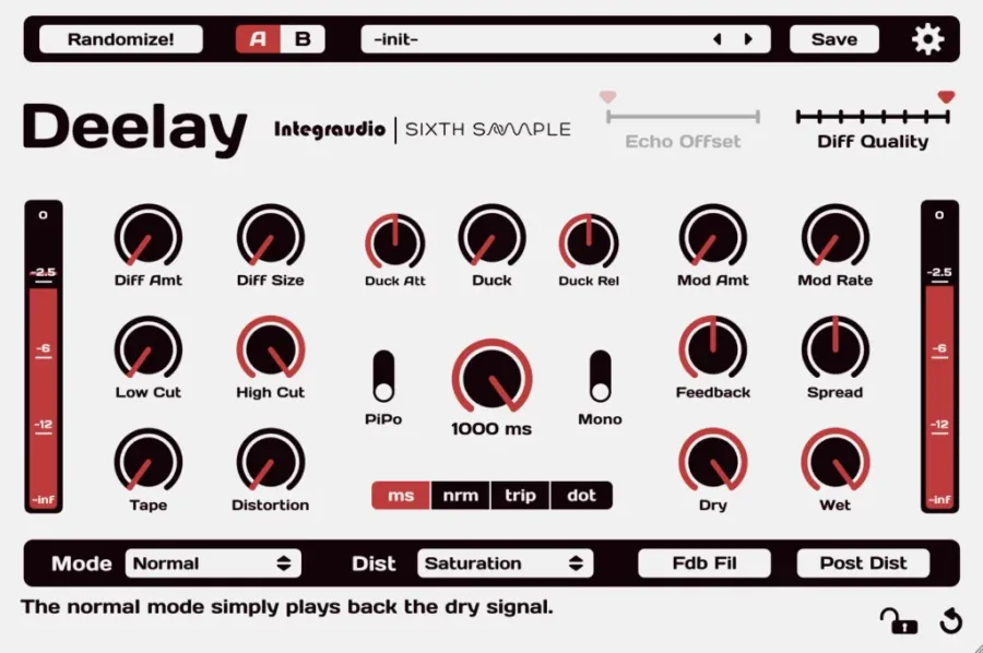 Deelay by Sixth Sample